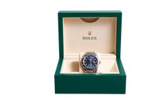 ROLEX DETEJUST 41 MM OYSTER PERPETUAL AÇO BLUE DIAL - 2022