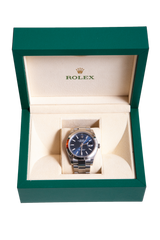 ROLEX DETEJUST 41 MM OYSTER PERPETUAL AÇO BLUE DIAL - 2022