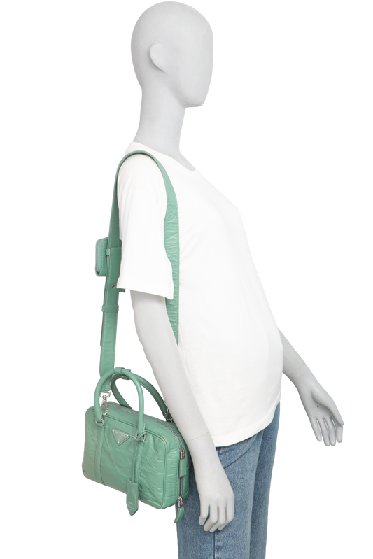PRADA RE-EDITION 2001 NAPPA SAGE GREEN