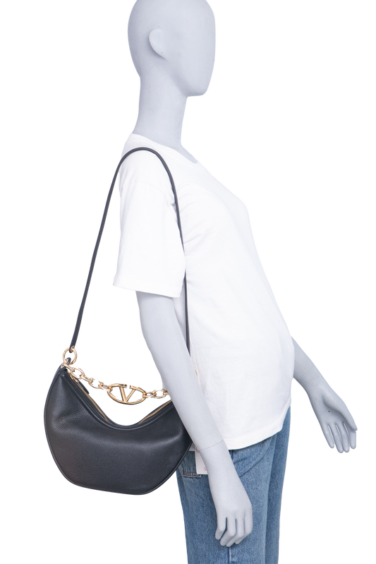 VALENTINO HALF MOON BLACK