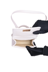 CHANEL 2.55 REISSUE SQUARE TOP HANDLE OFF WHITE