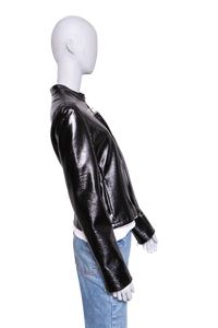 COURRÈGES CITY VINYL JACKET BLACK