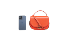 CHANEL SHOULDER BAG CURVE 2WAY ORANGE