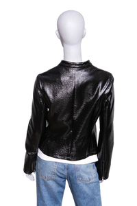 COURRÈGES CITY VINYL JACKET BLACK