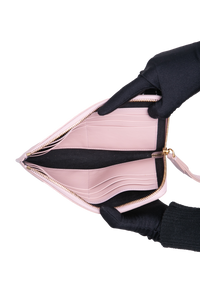 BURBERRY POUCH WALLET PALE ASH ROSE BLUSH