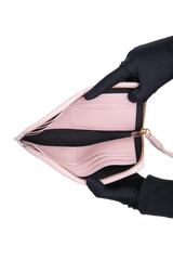 BURBERRY POUCH WALLET PALE ASH ROSE BLUSH