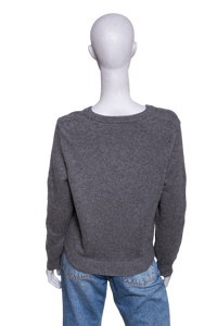CELINE V NECK CASHMERE GREY