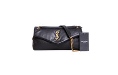YSL CALYPSO SMALL LEATHER BLACK