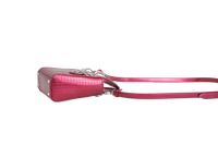 DIOR METALLIC PATENT MICRO CANNAGE MINI LADY DIOR FUCHSIA