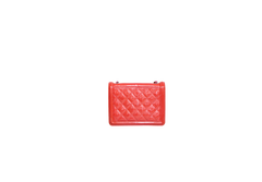 CHANEL BOY BRICK FLAP PATENT/PLEXIGLASS