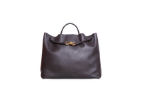 BOTTEGA ANDIAMO LARGE SILKY CALFSKIN FONDANT