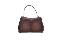 BALENCIAGA RODEO MEDIUM SUEDE LIGHT EXPRESSO-CHARM COFFEE CUP/CROISSANT