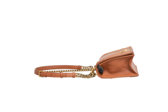 DIOR DIORAMA SMALL STUDDED TAN CHAIN
