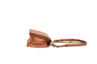 DIOR DIORAMA SMALL STUDDED TAN CHAIN