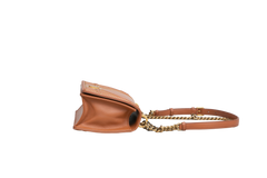 DIOR DIORAMA SMALL STUDDED TAN CHAIN