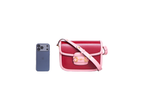GUCCI HORSEBIT 1955 CALFSKIN AZALEA/RED
