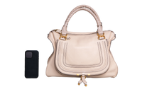 CHLOE MARCIE BAG IN GRAINED LEATHER SWEET BEIGE