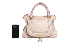 CHLOE MARCIE BAG IN GRAINED LEATHER SWEET BEIGE