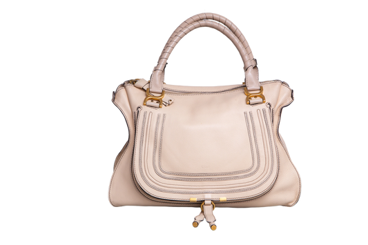 CHLOE MARCIE BAG IN GRAINED LEATHER SWEET BEIGE