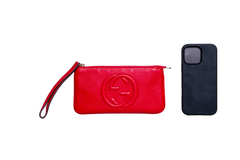 GUCCI CLUTCH WRISTLET SOHO RED