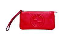 GUCCI CLUTCH WRISTLET SOHO RED