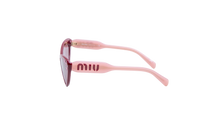 MIU MIU CATEYE ACETATE CRYSTAL BURGUNDY/ROSE