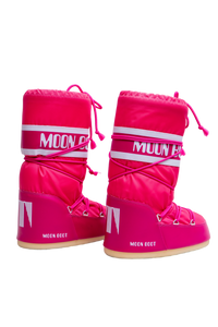 MOON BOOT BOOTS ICON PINK NYLON