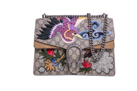 GUCCI DIONYSUS MEDIUM GG SUPREME BIRD EMBROIDERED