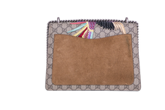 GUCCI DIONYSUS MEDIUM GG SUPREME BIRD EMBROIDERED