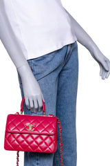 CHANEL TRENDY CC SMALL LAMBSKIN CHERRY