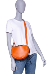 CHLOE SMALL MATE HOBO ORANGE