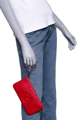 GUCCI CLUTCH WRISTLET SOHO RED