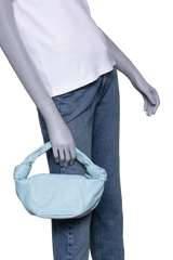 BOTTEGA DOUBLE KNOT MINI BLUE SPEARMINT