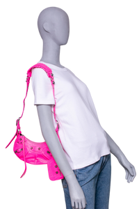 BALENCIAGA LE CAGOLE XS PINK NEON