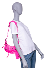 BALENCIAGA LE CAGOLE XS PINK NEON