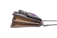 GUCCI DIONYSUS MEDIUM GG SUPREME BIRD EMBROIDERED