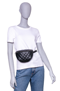 CHANEL POCHETTE MATELASSE BLACK