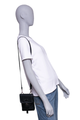 PRADA PHONE CASE BLACK NYLON & SAFFIANO