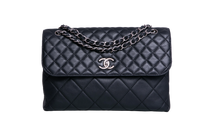 CHANEL THE BUSINESS FLAP BAG QUILTED BLACK