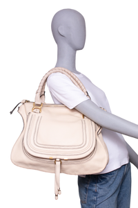 CHLOE MARCIE BAG IN GRAINED LEATHER SWEET BEIGE