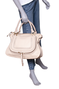 CHLOE MARCIE BAG IN GRAINED LEATHER SWEET BEIGE
