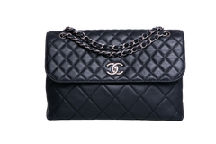 CHANEL THE BUSINESS FLAP BAG QUILTED BLACK