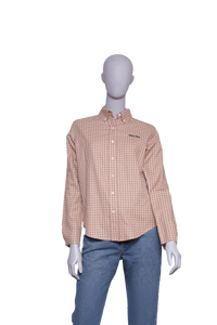 MIU MIU SHIRT LONG SLEEVE CHECKERED