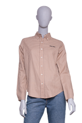 MIU MIU SHIRT LONG SLEEVE CHECKERED