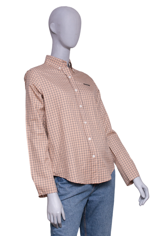 MIU MIU SHIRT LONG SLEEVE CHECKERED