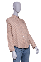 MIU MIU SHIRT LONG SLEEVE CHECKERED