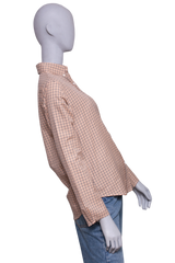 MIU MIU SHIRT LONG SLEEVE CHECKERED