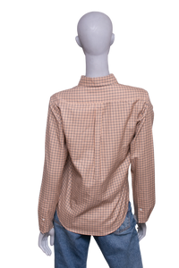 MIU MIU SHIRT LONG SLEEVE CHECKERED
