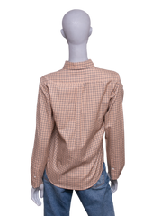 MIU MIU SHIRT LONG SLEEVE CHECKERED