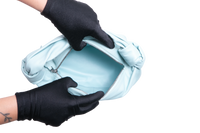 BOTTEGA DOUBLE KNOT MINI BLUE SPEARMINT